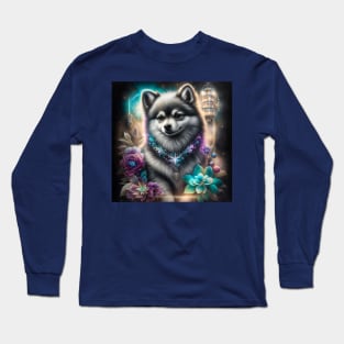 Fantasy Pomsky Long Sleeve T-Shirt